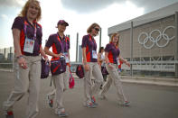 VOLUNTEER LADY (Winner): "I listened to the Olympics from outside and I heard a bit. It was faint but I still heard it. I heard them having fun and celebrating and I felt happy inside. I felt a warmth in my heart and I carried on". Sitting on a chair directing spectators, armed with a megaphone and a deliciously deadpan delivery, Volunteer Lady proved a YouTube sensation as she intoned "I cannot contain my excitement". More than 1.6 million people clicked on the clip. The