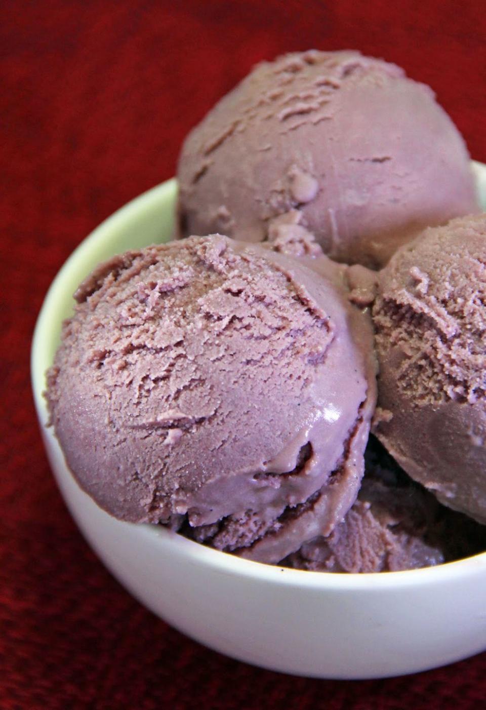 Red Wine Ice Cream