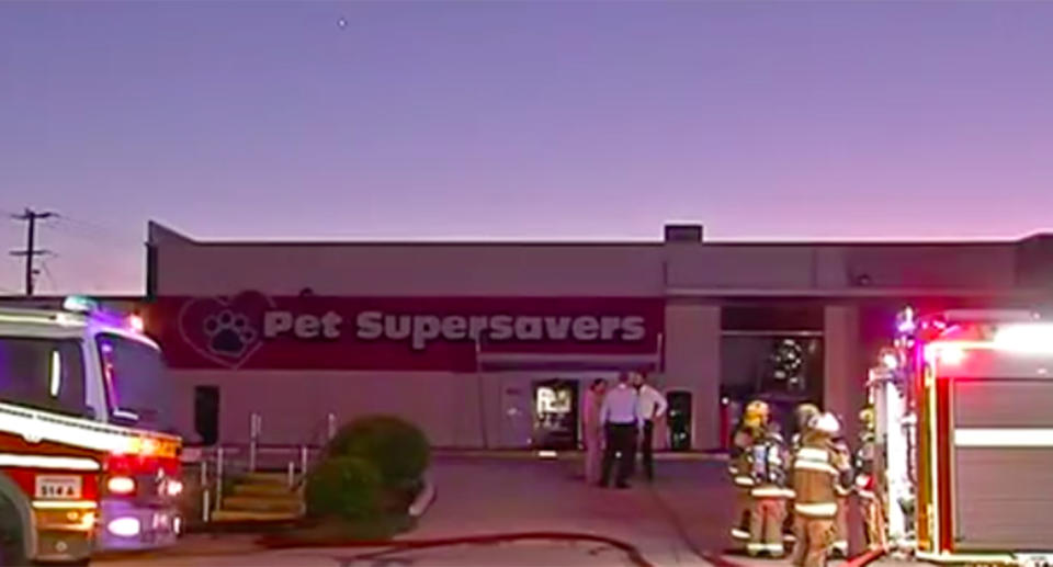 Emergency crews arrived to the store just after 3.30am on Sunday morning. Source: Sunrise