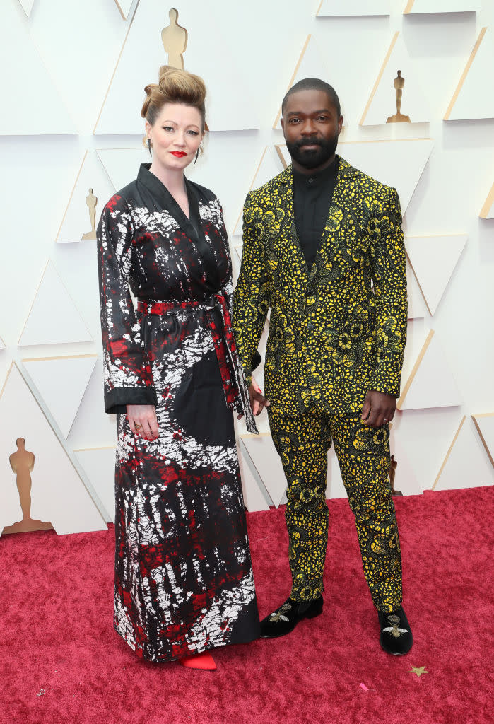 Jessica and David Oyelowo attend the Academy Awards on March 27, 2022, in Hollywood, California. (David Livingston/Getty Images)