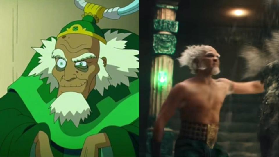 Avatar The Last Airbender character in cartoon and Netflix live action Bumi