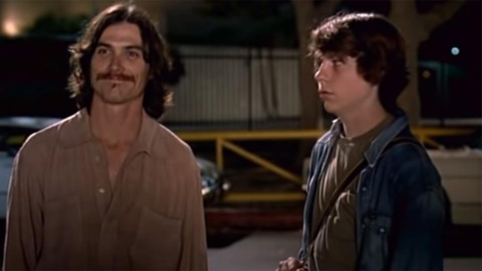 Russell decides to party in Topeka in the Almost Famous trailer.