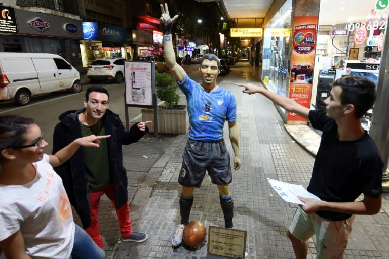 Salto's residents will be rooting for hometown boy Luis Suarez at the World Cup