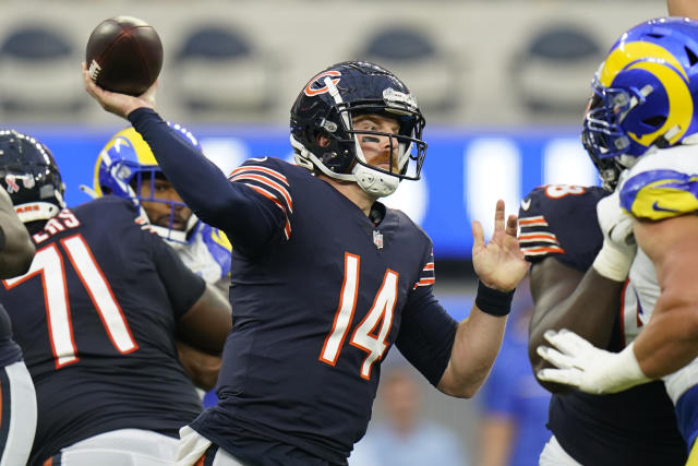 Bears rookie QB Fields scores touchdown in NFL debut - The San Diego  Union-Tribune