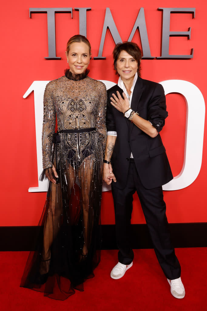 Maria Bello and Dominique Crenn