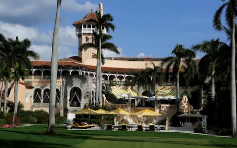 Donald Trump's luxury resort Mar-a-Lago - Credit:  REUTERS/Joe Skipper