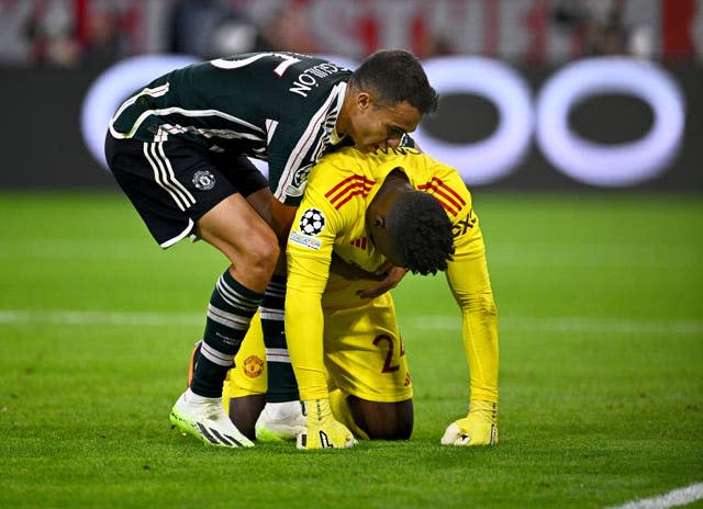 Sergio Reguilon consoles Andre Onana