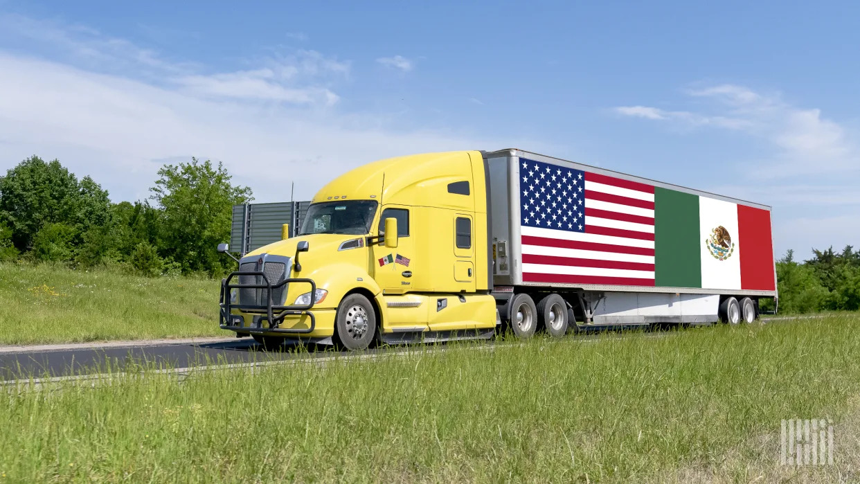 “The reality is there’s never been a time when U.S.-Mexico trade was more important than it is right now,” Mark Yeager, CEO of Redwood Logistics. (Photo: Jim Allen/FreightWaves)