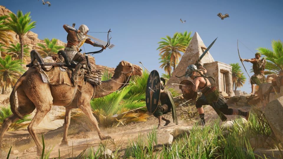 With a little bit of tweaking, Assassin's Creed can almost be a Green Arrow game. <p>Ubisoft</p>