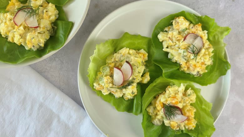 egg salad lettuce wraps 