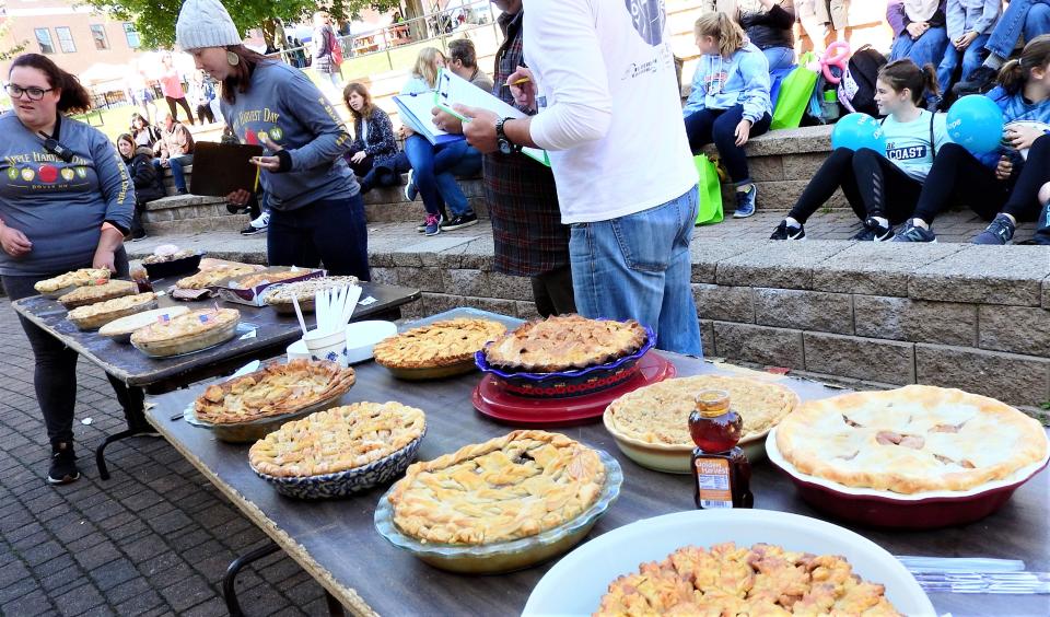 Nothing says Apple Harvest Day in Dover like the apple pie contest.
