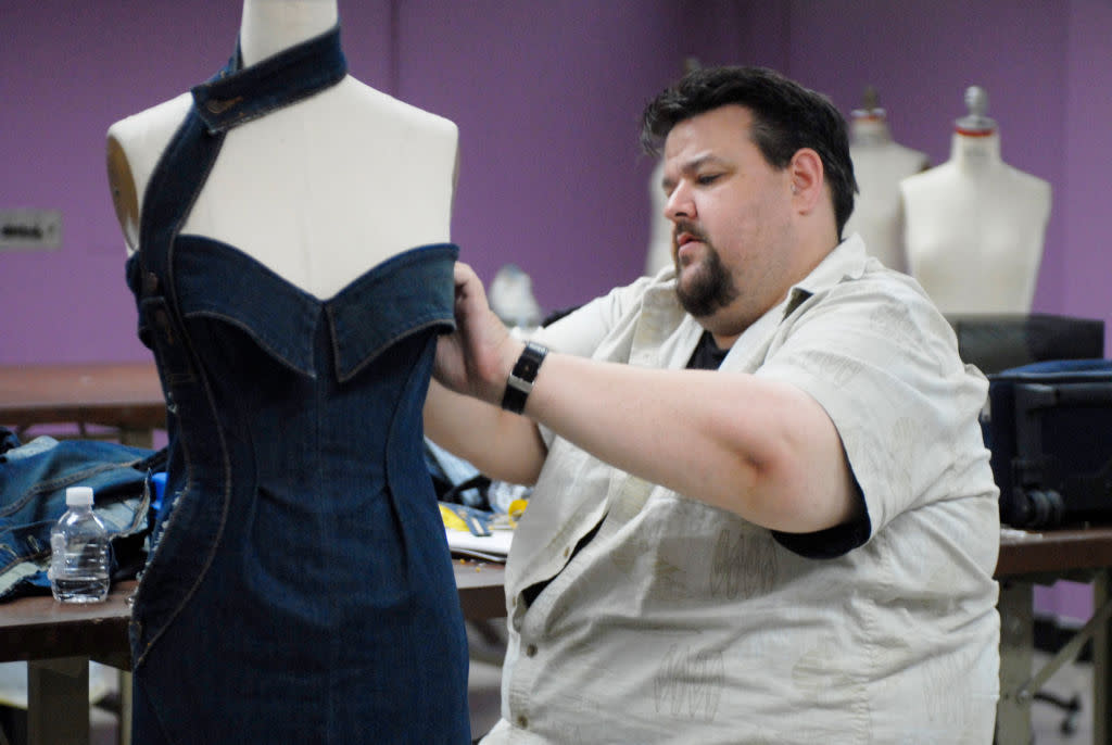 Chris March competes on "Project Runway" in 2008. (Photo: Barbara Nitke/Bravo/NBCU Photo Bank via Getty Images) 