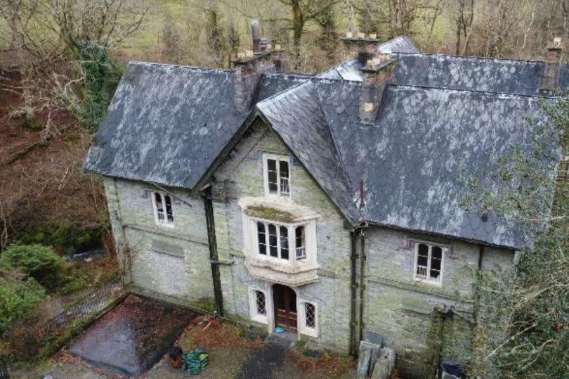 Grade II listed Dolfriog Hall near Beddgelert