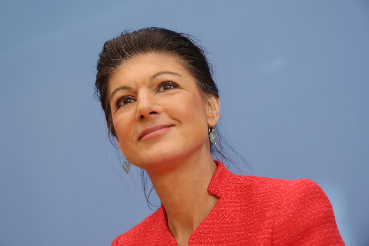 Für eine Annäherung an Russland: Parteigründerin Sahra Wagenknecht - Copyright: Photo by Sean Gallup/Getty Images)