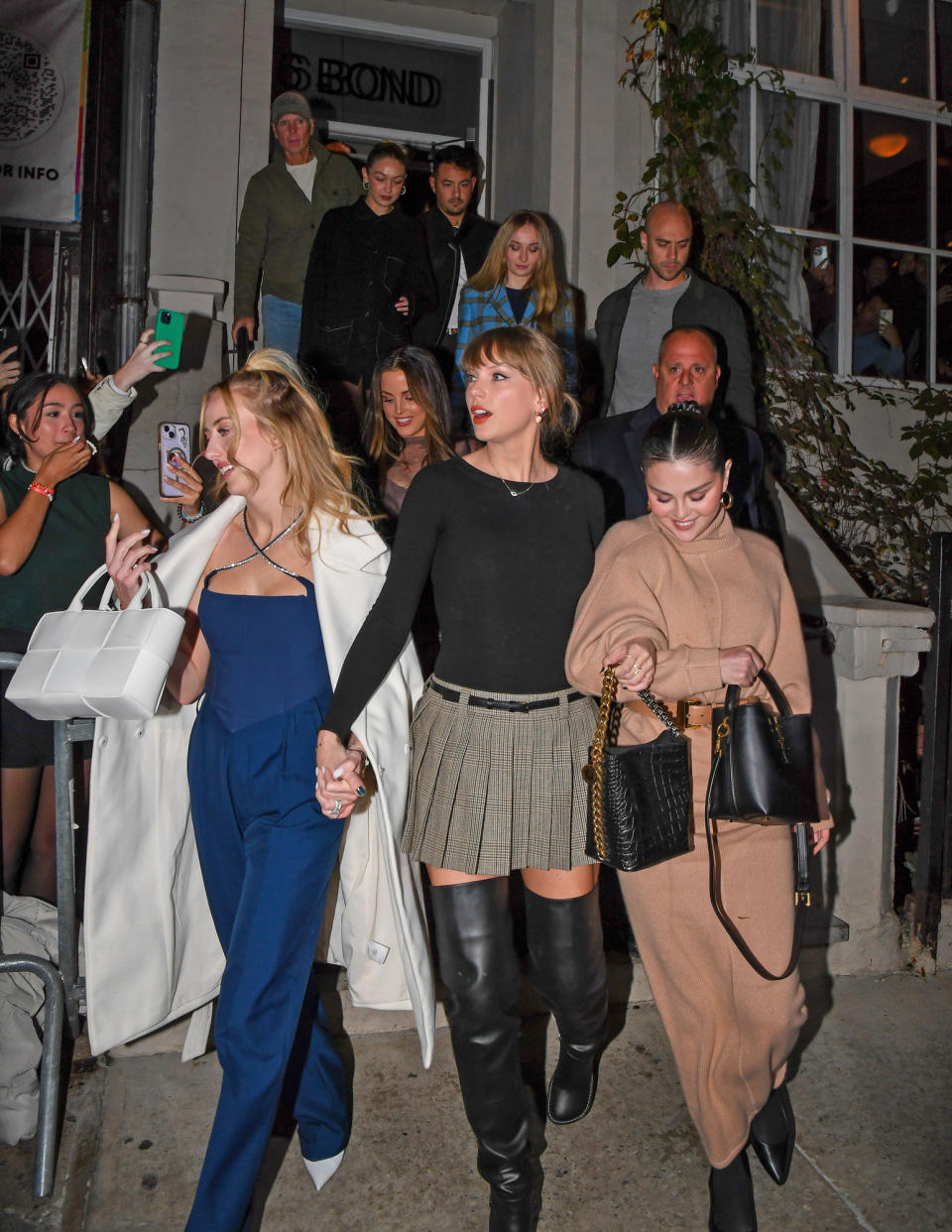 Taylor Swift Selena Gomez Gigi Hadid and Sophie Turner are seen in NoHo