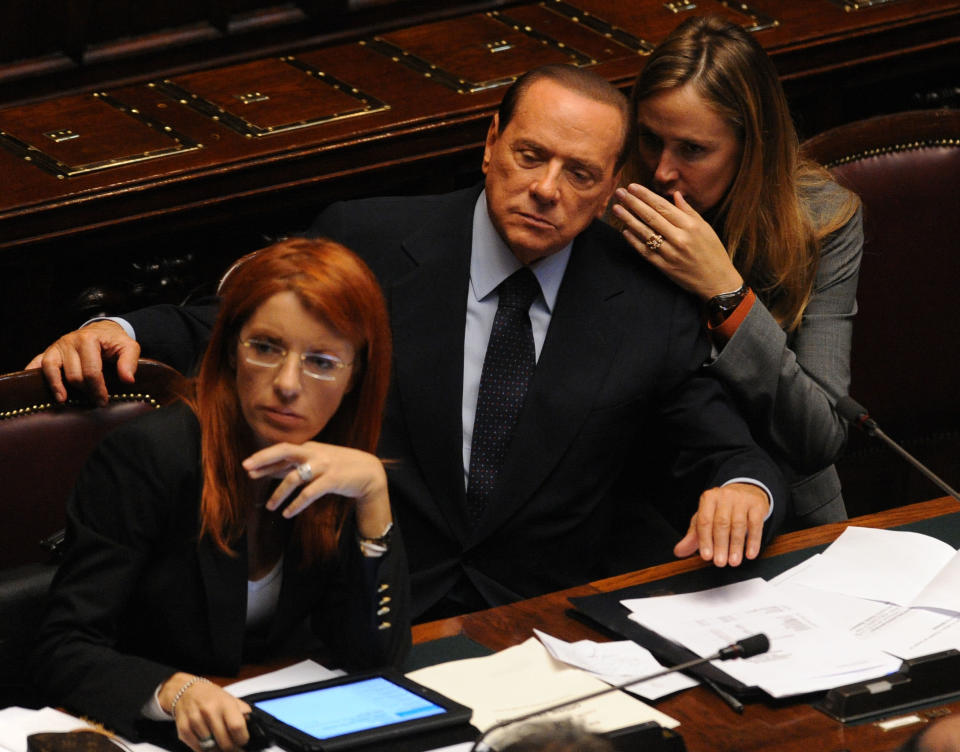 Il ministro Brambilla in aula con Berlusconi