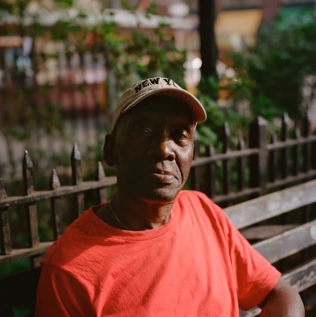 Albert in Christopher Park. (Photo: Yael Malka for HuffPost)