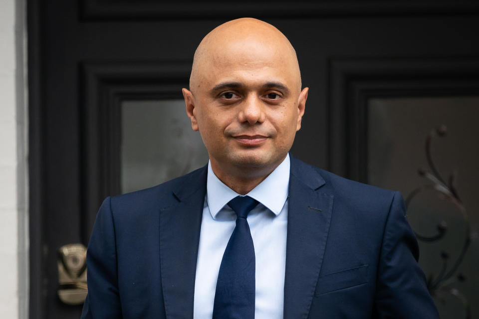 Sajid Javid has been appointed health secretary following the resignation of Matt Hancock. (PA)