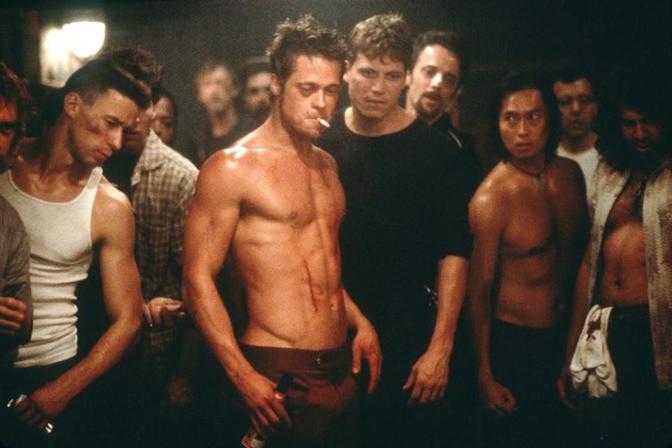 Brad Pitt in Fight Club, 1999 | Merrick Morton/20th Century Fox/Kobal/Shutterstock