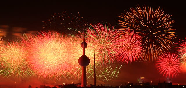 Kuwait fireworks