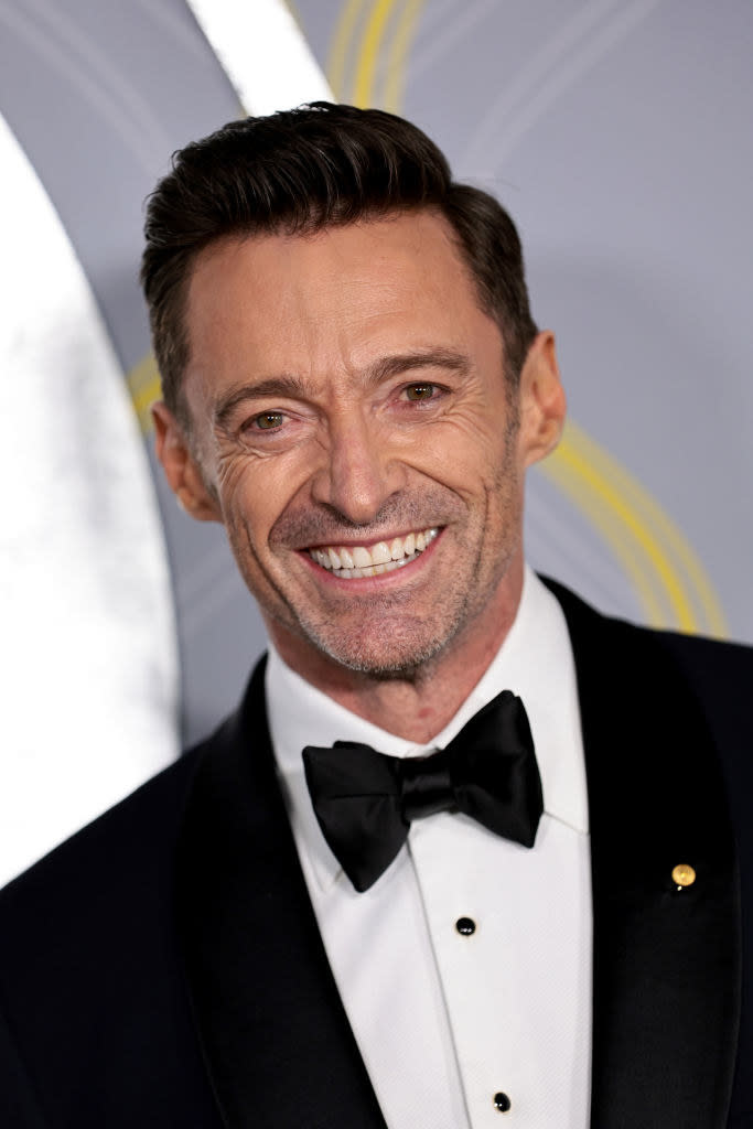 hugh smiling