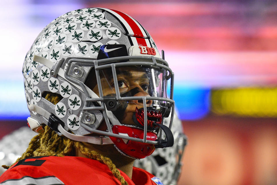 Ohio State Buckeyes defensive end Chase Young is a true difference maker up front. (Photo by Brian Rothmuller/Icon Sportswire via Getty Images)