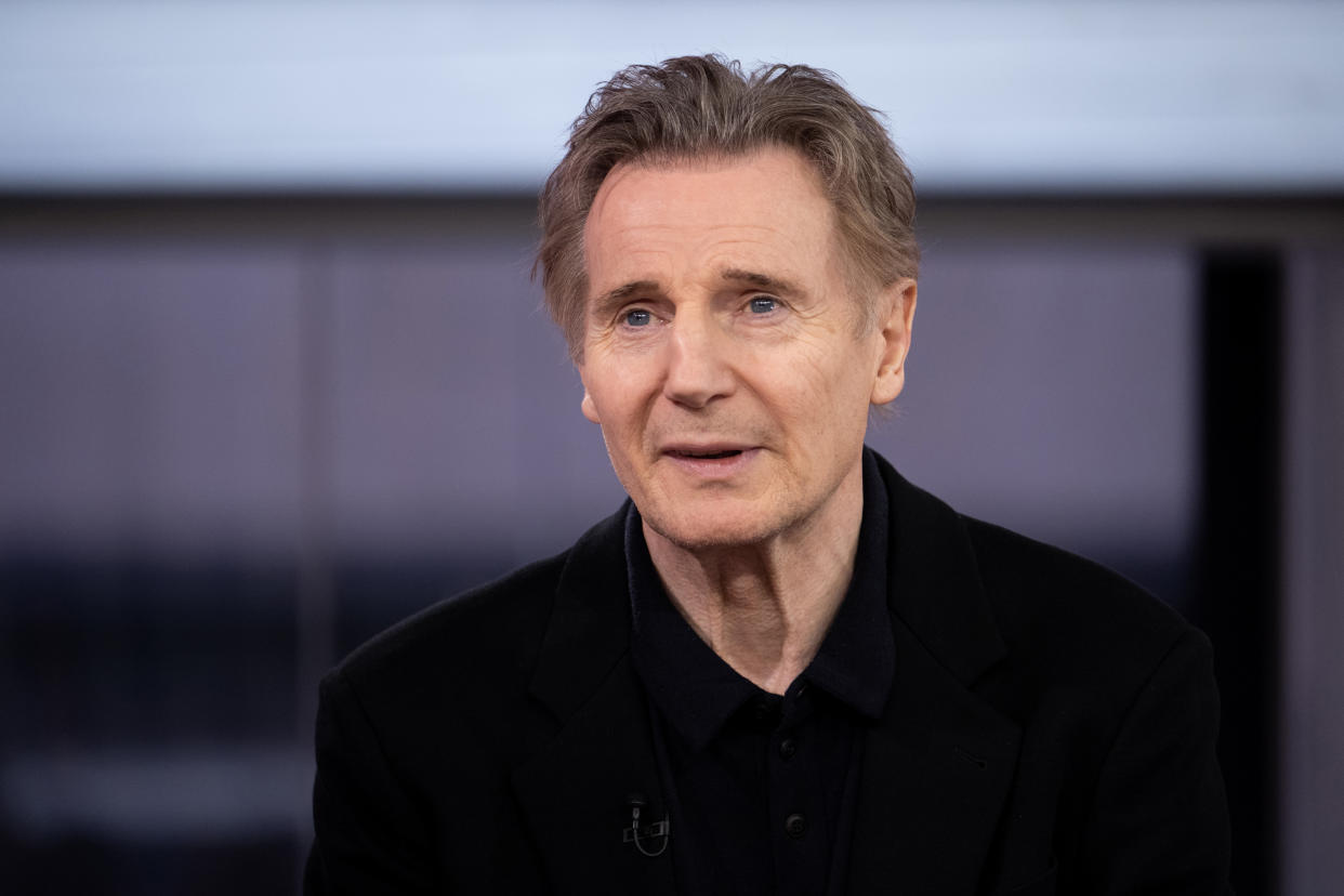 Liam Neeson el miércoles 15 de febrero de 2023 – (Foto de: Nathan Congleton/NBC vía Getty Images)