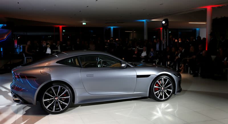 Jaguar Land Rover unveils new Jaguar F-Type model during its world premiere in Munich