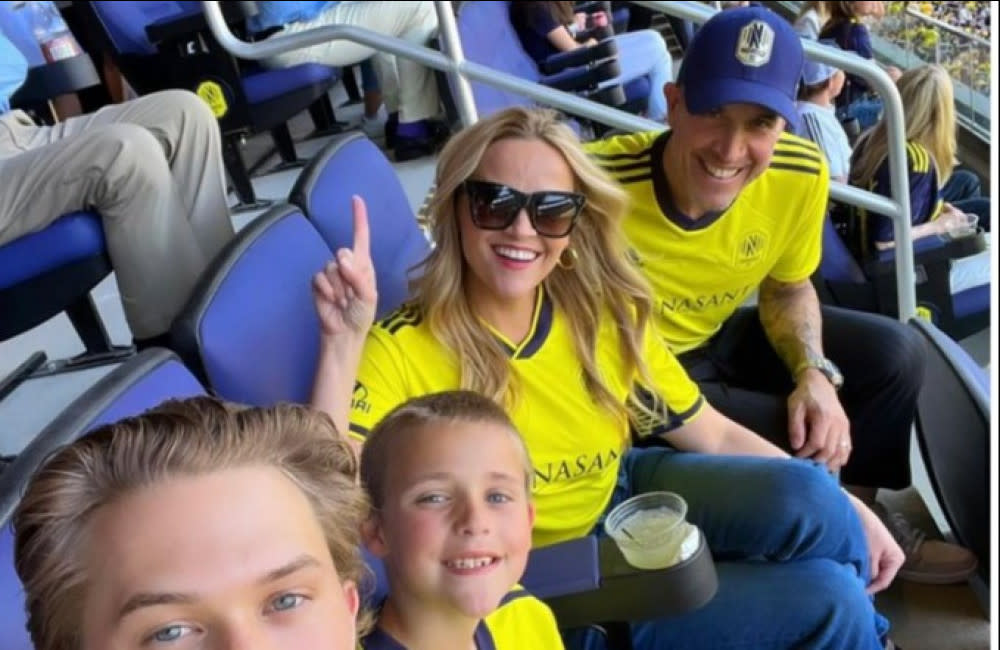 Reese Witherspoon attends first game at Nashville Football Club after joining ownership board
(C) Reese Witherspoon/Instagram credit:Bang Showbiz