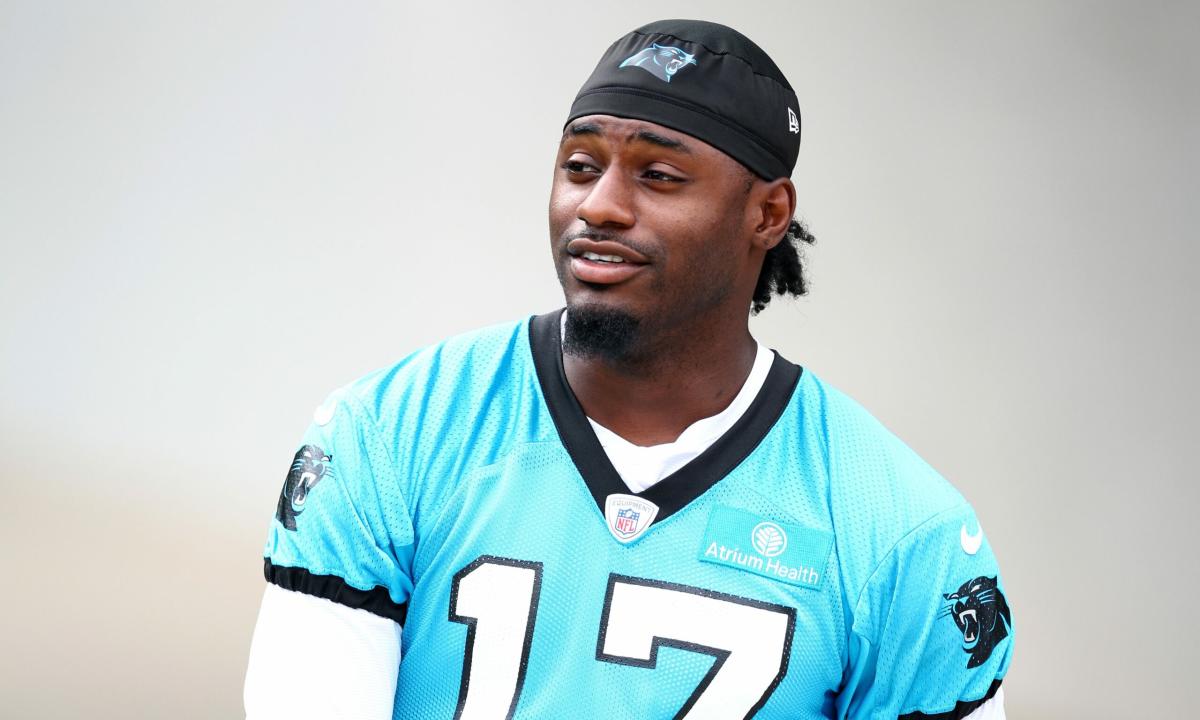 Xavier Legette, Panthers wide receiver, continues to be sidelined due to hamstring injury.