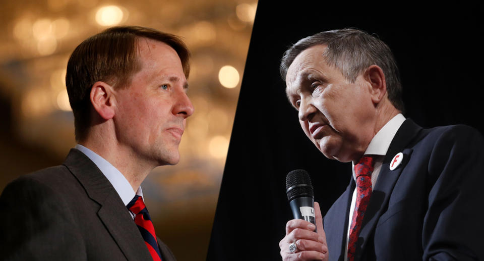 Richard Cordray, Dennis Kucinich. (Photos: Kirk Irwin/Getty Images, John Minchillo/AP)