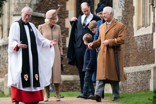 Royals attends Christmas Day Church service