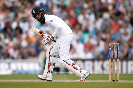 Britain Cricket - England v Pakistan - Fourth Test - Kia Oval - 14/8/16 England's Moeen Ali in action Action Images via Reuters / Paul Childs