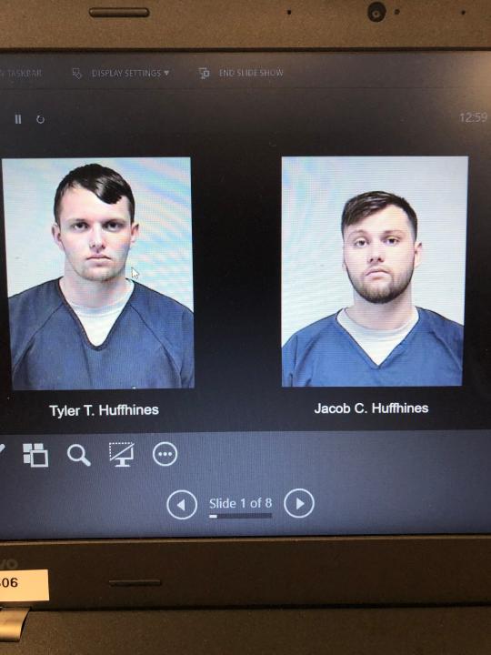 Brothers Tyler and Jacob Huffhines of Kenosha County, Wisconsin, were arrested Monday, Sept. 16, 2019, on suspicion of ties to a major THC operation.