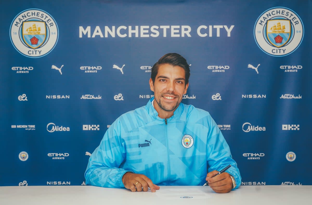 Stefan Ortega has joined Manchester City (Man City handout)