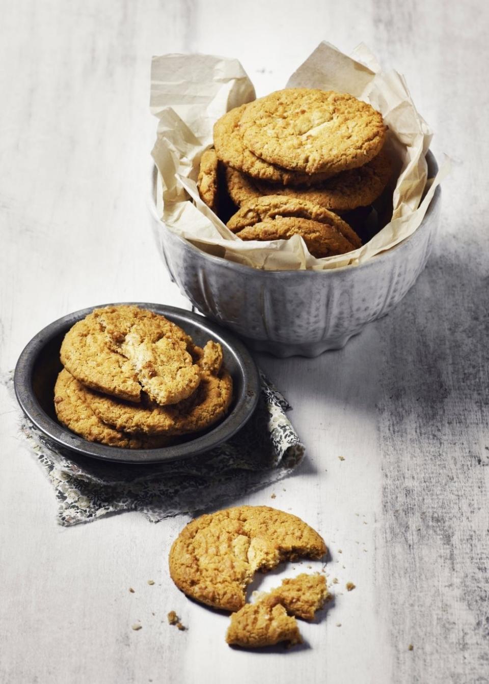 <p>Working your way through the keto diet? These wonderfully flakey shortbread cookies will become your new Christmas fav after swapping in almond flour.</p><p><em><a href="https://www.goodhousekeeping.com/food-recipes/dessert/a29775838/keto-nutty-shortbread-cookies-recipe/" rel="nofollow noopener" target="_blank" data-ylk="slk:Get the recipe for Nutty Shortbread Cookies »;elm:context_link;itc:0;sec:content-canvas" class="link ">Get the recipe for Nutty Shortbread Cookies »</a></em> </p>