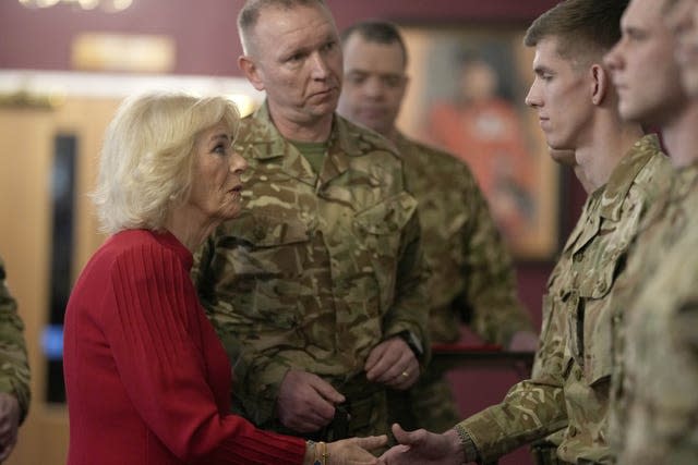 Royal visit to Lille Barracks