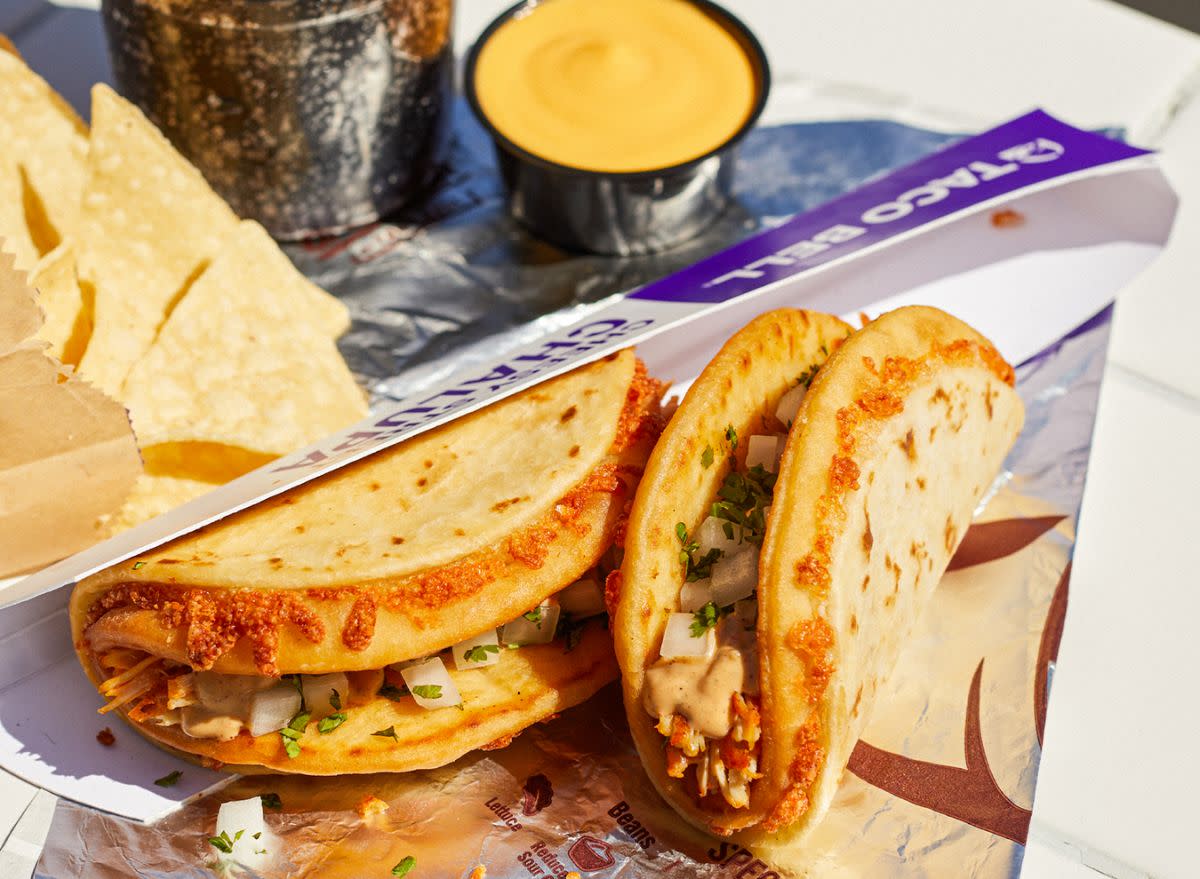 Taco Bell Cheesy Street Chalupas