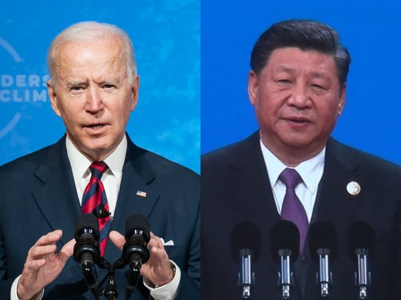 美國新聞網站Politico報導，美國總統拜登（左）與中國國家主席習近平的雙邊視訊會談預計安排在15日晚間舉行。（左圖取自facebook.com/WhiteHouse，右圖為中央社檔案照片）