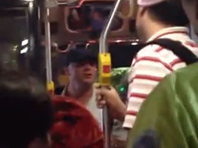 <p>Another racist bus rant caught on camera</p>