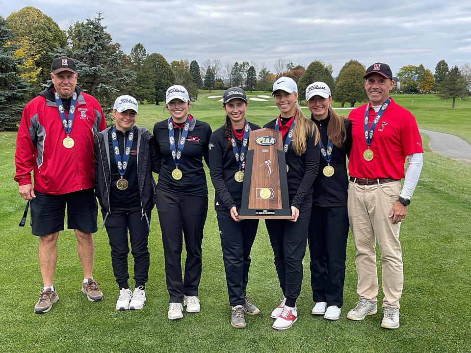 Hickory won the PIAA Class 2A girls golf team championship Wednesday at Penn State.