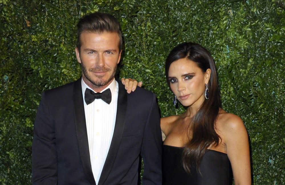 David Beckham et Victoria Beckham (c) Instagram credit:Bang Showbiz