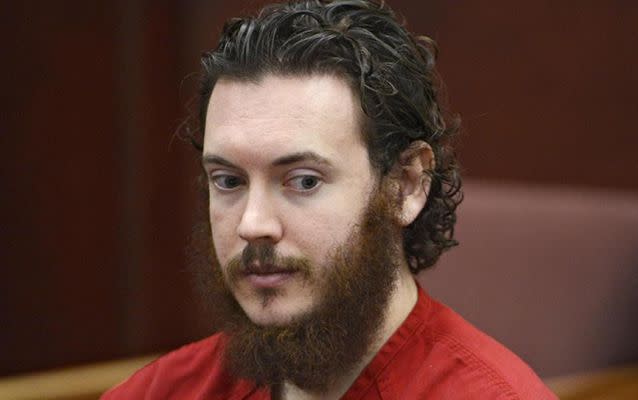 James Holmes in court in 2013. Photo:AP.