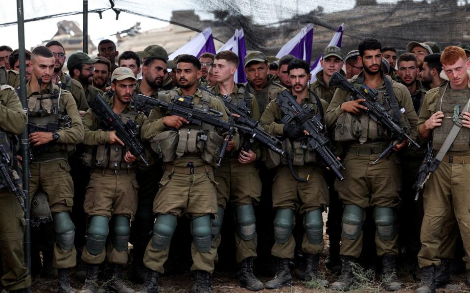Israeli troops have been told to 'get organised, be ready' ahead of an expected ground invasion