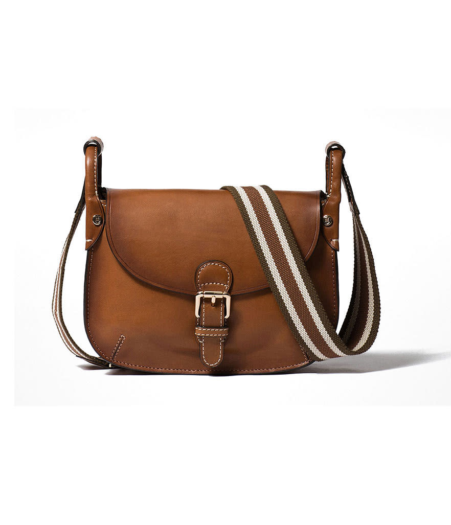 Massimo Dutti Messenger Bag with Fabric Handle