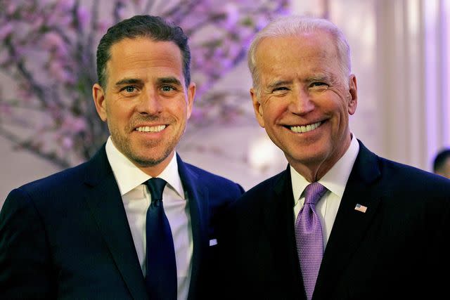 Teresa Kroeger/Getty Images Hunter and Joe Biden