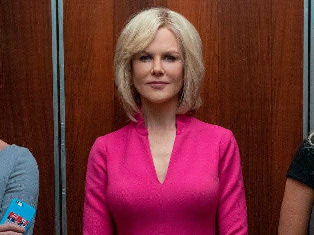 Charlize Theron, Nicole Kidman, and Margot Robbie in the Fox News sexual-harassment movie, "Bombshell."