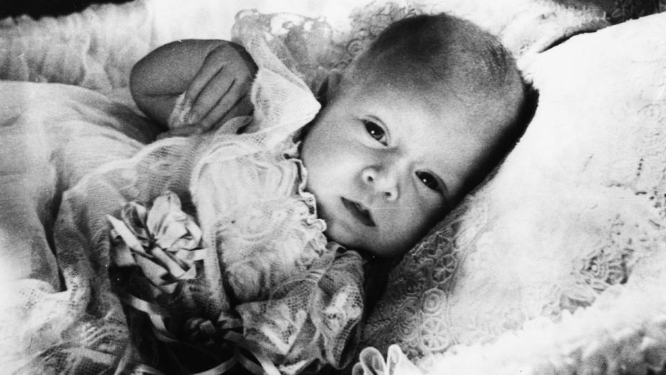 1. January 1949: King Charles in his baby basket