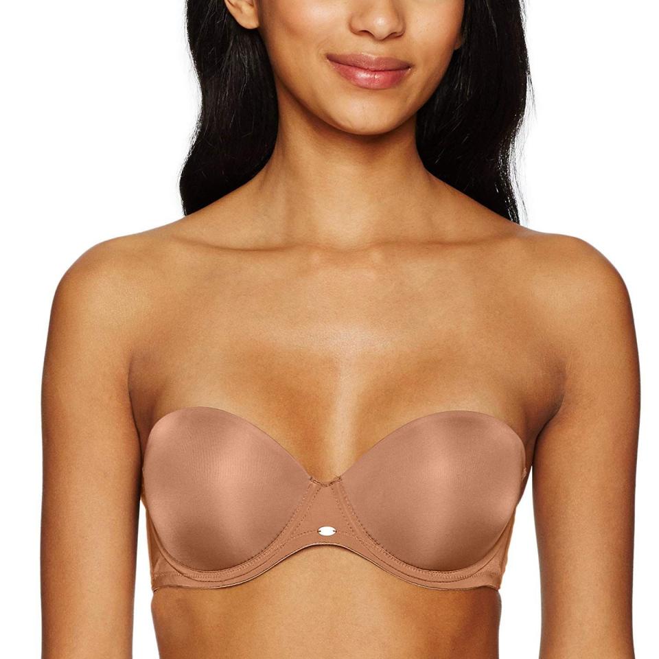 7) Naked Glamour Strapless Push-Up Bra