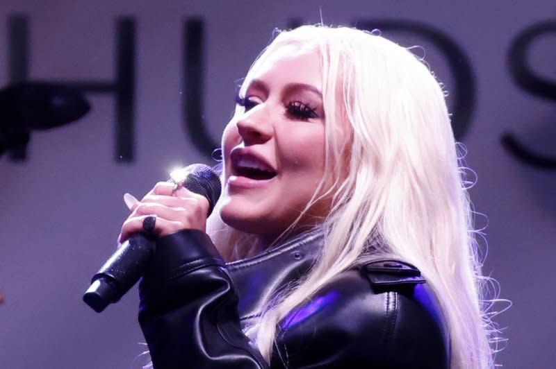 Christina Aguilera performs at Pride Live's Stonewall Day event in June. File Photo by John Angelillo/UPI